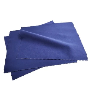 Navy blue color 18X15cm microfiber soft lens cleaning cloth spectacles eyeglasses cloth