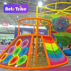 Netstribe High Quality Crochet kids amusement Equipment indoor play ground -Climbing Station