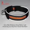 New Adjustable Nylon Webbing Dog Puppy Pet Cat Collars Necklace-With Reflective Leash.