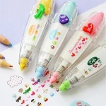New Arrival Kawaii Animals Press Type   Decorative Correction Tape Diary Stationery School Supply    N0087