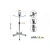 Import New Arrival  Movable Metal Floor  tripod lcd tv stand with wheels for 20&quot; LCD Monitor from China