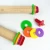Import new design 13&quot; beech wood adjustable rolling with plastic thickness rings rolling pin from China