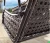 Import New design 3-Seat Canopy Wicker Metal Swing from China