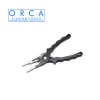 new design 6.5 inch aircraft aluminum fishing pliers, Easy cutting braided line,for lureflyoating fishing,tools
