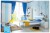 Import New Design MDF Cute Blue Color Bunk Bed Children Bedroom Furniture from China