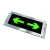 Import New Designed Green Emergency Running Left Right Black Exit Sign Light from China
