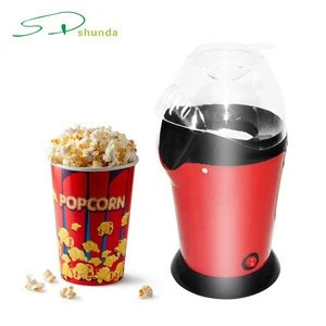 New Household Mini Homemade Commercial Automatic 1200w Fast Hot Air Popcorn Maker Popcorn Machine