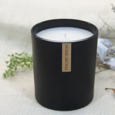 New Product 100% Natural 200g Scented Soy Candle in Glass Jar with Gift Box