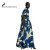 Import New Product 2020  wholesale ladies blouse And skirt  setsleeve Causal Women&#39;s two-piece Wax cloth printing from China