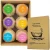 Import New Product Factory  Private Label Handmade Colorant Press Bubble Natural Vegan Organic Bath Fizzer Set from China