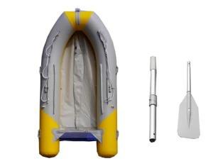 New product inflatable boat aluminum floor hull rowing boat