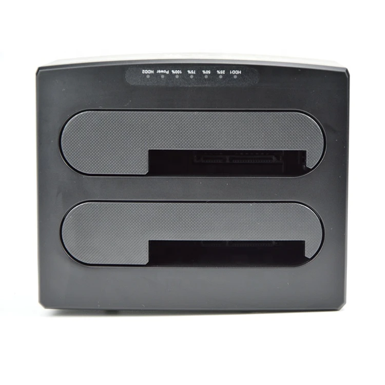 New Release 2021 All in One Dual Sata Usb3.0 Hdd Docking Station for 2.5&quot;/3.5&quot;