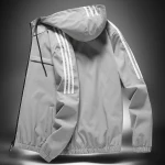New simple casual hooded mens jacket outdoor sports coat