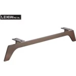 New simple stainless steel cross Dining table leg Dining Exhibition negotiation table Four-claw table leg Base