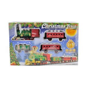 New Slot Toy Track Play Christmas electric Train Toy For Kids