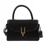 New Spring 2021 Women Bags Vegan Bags Lady PU Single Nylon TRAPEZE Letter Zipper