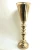 Import New standing long gold metal decorative floor vase for wedding table ornament from China
