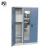 Import New style 3 doors blue wardrobe cabinet closet metal wardrobe with mirror for home furniture from China