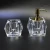 Import New style bathroom accessories set for 5 star hotel luxury brass top clear k9 crystal bottle soap dispenser from China