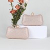 New style rhinestone bag dinner clutch bag diamond-studded one-shoulder diagonal mesh bag evening handbag clutch purse