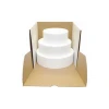 New type custom large cardboard cake box with lid
