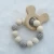 Import Newborn Nursing Ring Wooden Rattles Teether Baby Knitting Crochet Wood Beads Toys from China