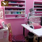 Newest Beauty Salon Furniture Desk Wooden Nail Manicure Table