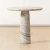 Import Newstar Simple Modern Dining Room Furniture Marble Stone Table Modern Marble Table Travertine Round Dining Table from China
