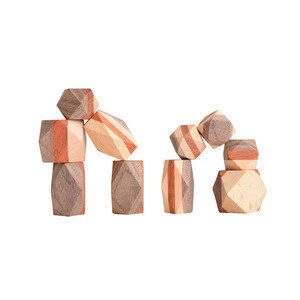 Nordic Ins wind colorful stone educational toys