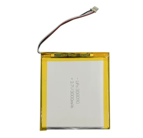 Nova high quality 308090 3.7v 3000mah lipo rechargeable battery IEC62133 BIS CB for GPS 2C 3C JST XH-2P 2.45mm