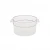 Import NSF Listed Clear Plastic Storage Container Polycarbonate Round Container 15L Hard Plastic Bin from China