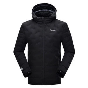 OEM Custom Wholesale Stock Mens Outdoor White Duck Down outerwear bomber jackets men winter heated jacket