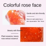 OEM ODM Wholesale Private Label France Skin Care Rose Petal Essence Facial Whitening Moisturizing  Mask