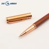 Office Fashion Nice Engraving Personalized oem PU leather rose gold holder logo custom gift roller mont luxury executive pens