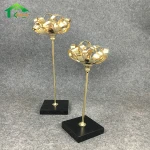 Office Interior Wooden Base Metal Art Modern Home Decor
