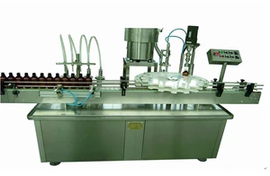 Oil filling capping machine for bottle/filling capping production line for alcoholic drink