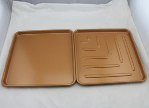 OKAY 0.6 MM High Quality Carbon Steel Bakeware set with nonstick Coppery coating View nonstick bakeware set