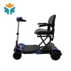 One key 4 wheel transformer lightweight Portable handicapped electric folding mobility scooter for disabled