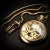 Import Open Face Retro Antique Heavy Brass Pocket watch Pendant Steampunk Skeleton Watch Pocket Hand-winding Mechanical Pocket Watches from China