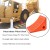 Import Orange  car parking equipment polyurethane foam wheel chock car tire stopper  Car parking wheel stopper from China