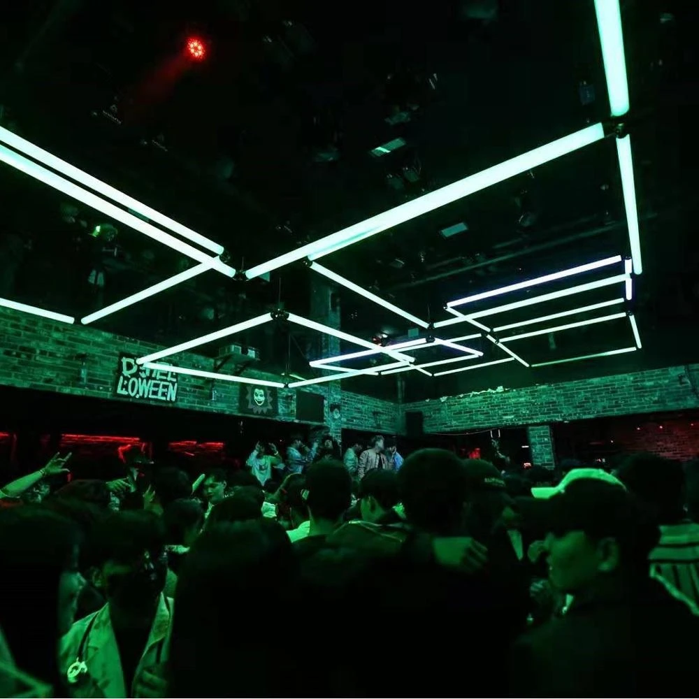 Orbisfly Kinetic winch stage lift lighting product dj equipment RGB color tube lights restaurant bar decoration