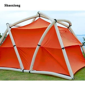 Outdoor Inflatable Camping Tube Tent Camping Tent with Tube Inflate System
