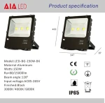 Outdoor spot lighting rainproof outside 150W led flood light exterior IP65 led flood lamp for park