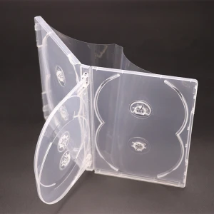 Packaging Music Movie Record Disks CD Jewel DVD Box Plastic Multi VCD DVD CD Black 14mm PP Storage CD DVD Case
