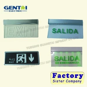 Permanent Rechargeable Emergency lighting Exit Sign