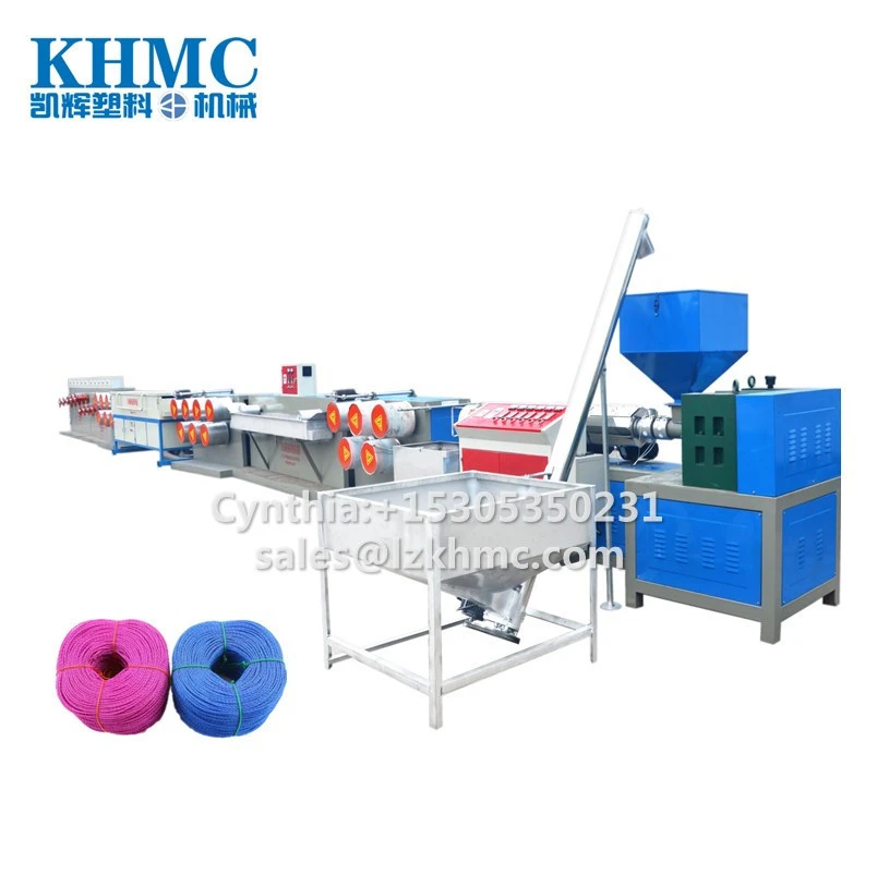 Pet fiber production machinery plastic filament extruders for the production of polypropylene yarns