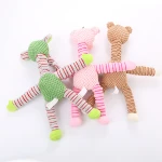 Pet Products amazon hot sell long leg Pet Plush Dog Squeaky Toy Best Interactive Toy Pets