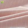 Pink color  new design stripe  hypoallergenic waterproof mattress protector