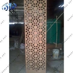 Pink Marble Home Indoor Outdoor Jali Design