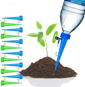 Plant Waterer Self Watering Devices Vacation Potted Plant Watering Spikes Automatic Drip Irrigation Water Stakes System